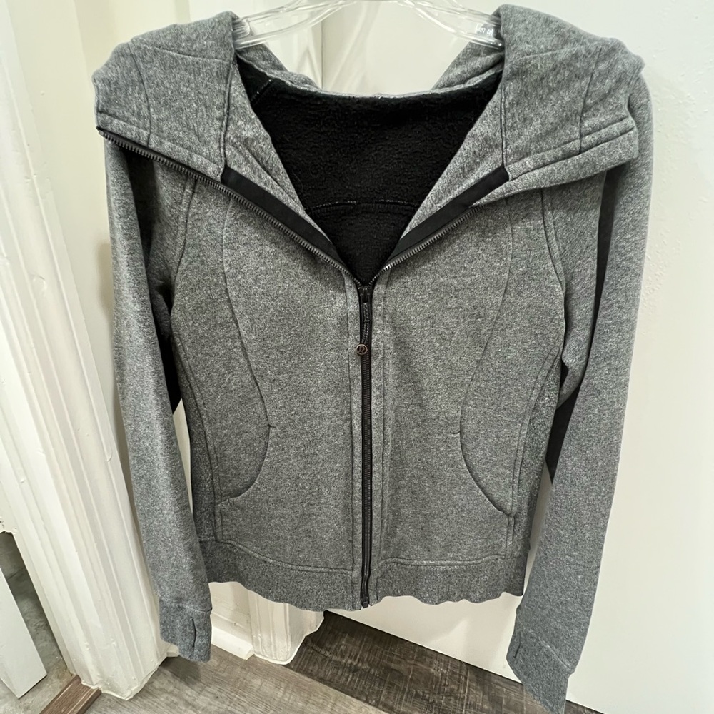 Gray Lululemon Scuba Hoodie Size 6